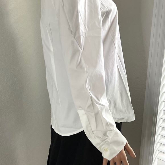 THEORY blouse White Sz M - Picture 4 of 8